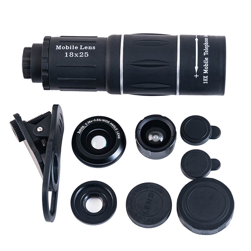 Telescopio HD con Zoom de Cámara Externa para Teléfono Móvil