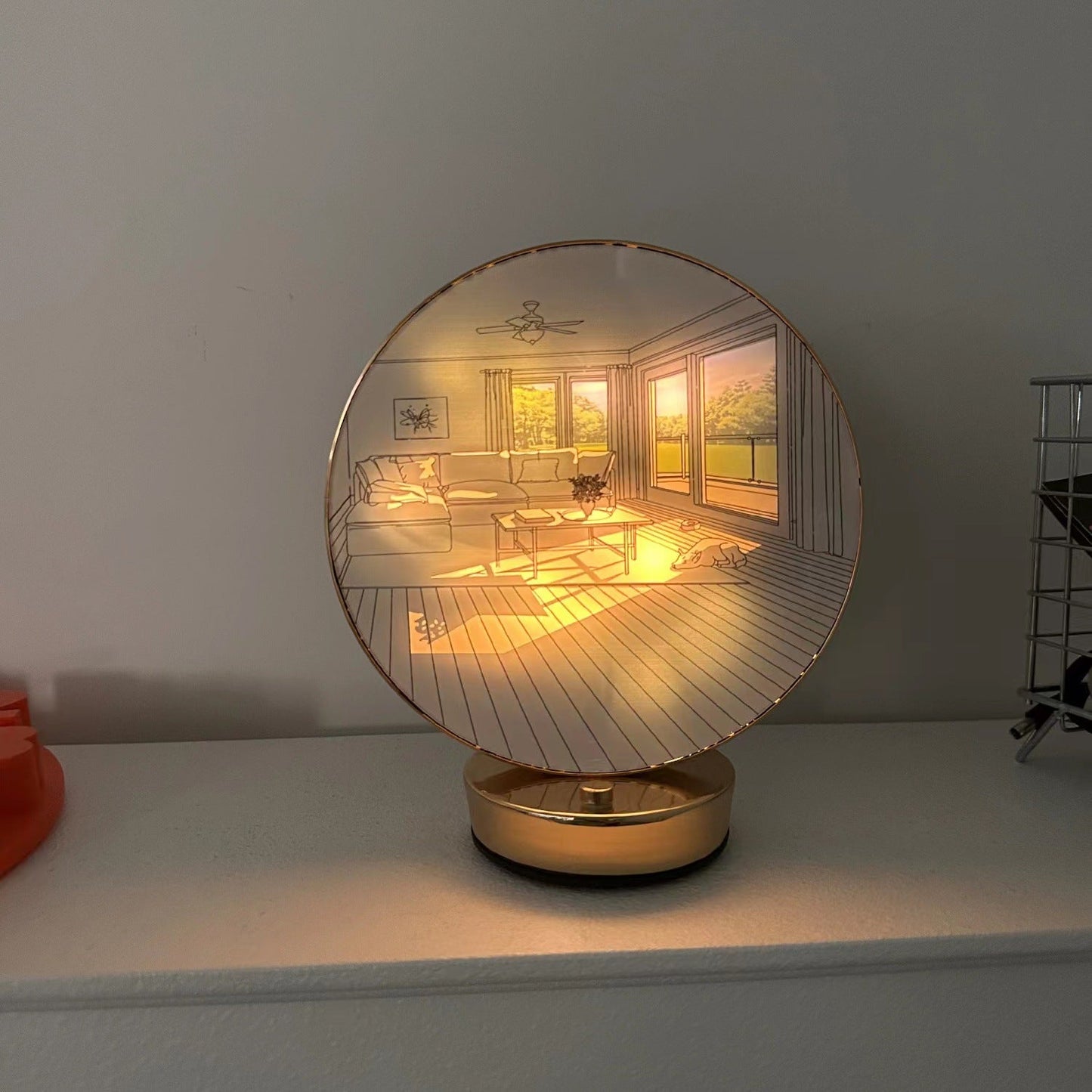 Lampe LED de tableau décoratif pour la maison Salon Chambre Lumière décorative Petit veilleuse