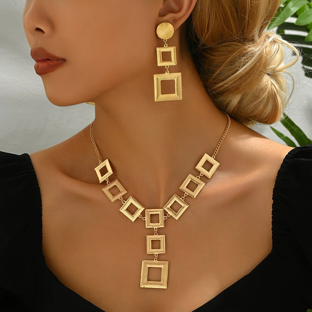 Lxalry 14k Gold Geometric Jewelry