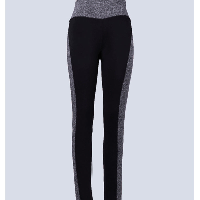 Leggings de talla grande con paneles múltiples y realce de cadera