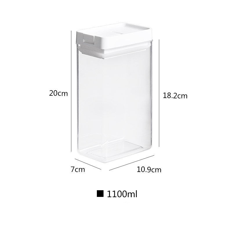 Boîte de rangement scellée pour aliments de cuisine, en plastique, grande capacité, résistante à l'humidité, réservoir de stockage de céréales, boîte à cargaison sèche
