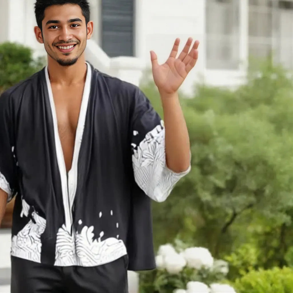 Productos CÁRDIGAN DE VERANO PARA HOMBRE Casual Suelto Algodón Tallas Grandes AUTHENIC para Hombre