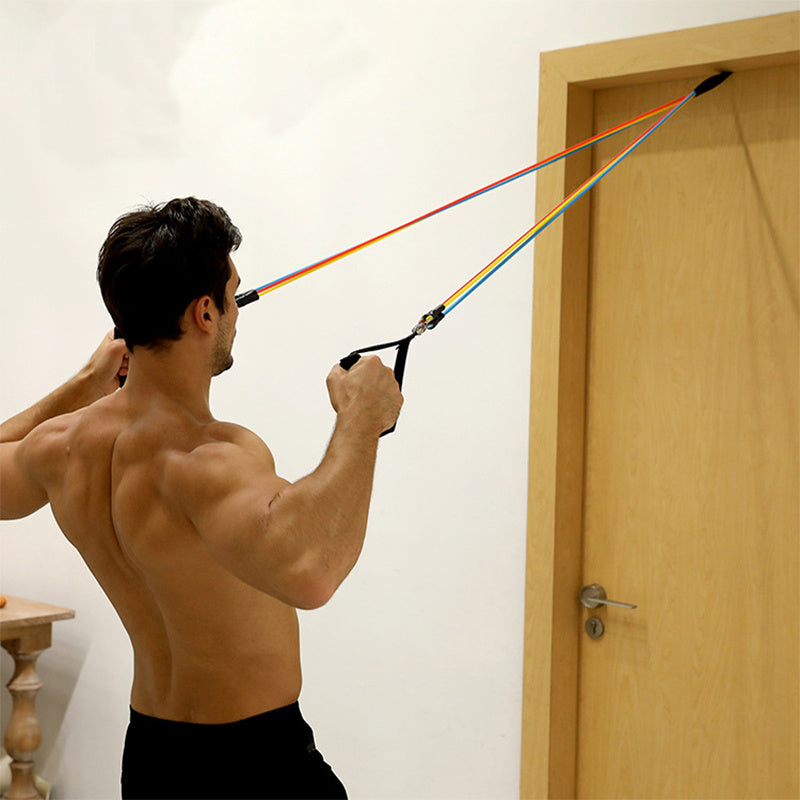 Corde élastique de fitness pour homme, bande élastique, équipement d'entraînement des muscles pectoraux, bande de traction, bande de résistance, équipement de fitness, corde de traction pour la maison