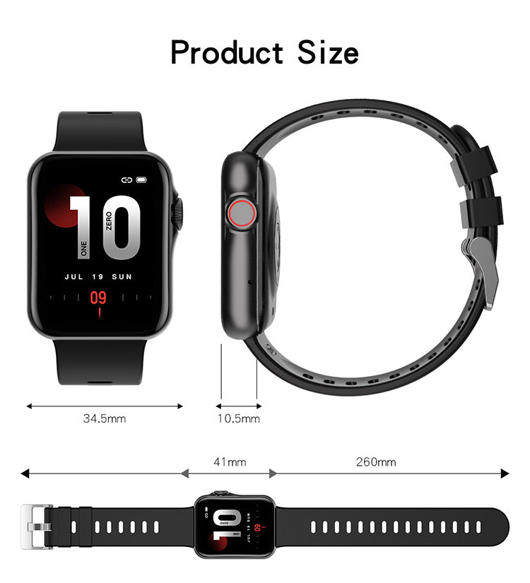 D06 Écran couleur Bluetooth Appel Montre Intelligente Affichage Écran Partagé Lecteur de Musique Bracelet de Sport