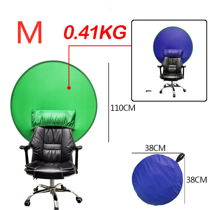 Écran vert de fond pliable
