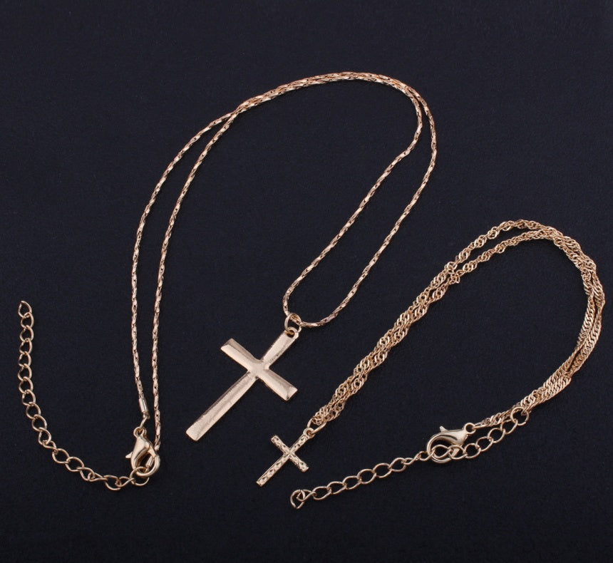 Pendentif classique neuf tendance, cadre pédagogique, collier ras du cou, bijoux, deux ensembles de produits