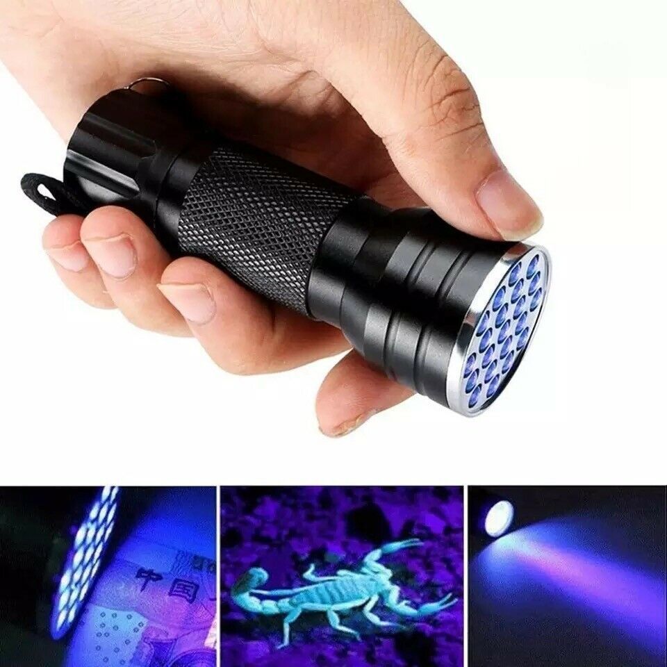 Lampe de poche UV à LED multifonctionnelle pour la détection de faux billets