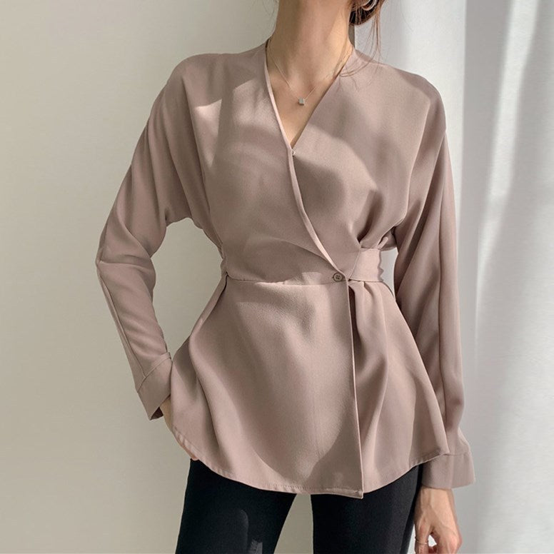 Women's V-Neck Knit Top