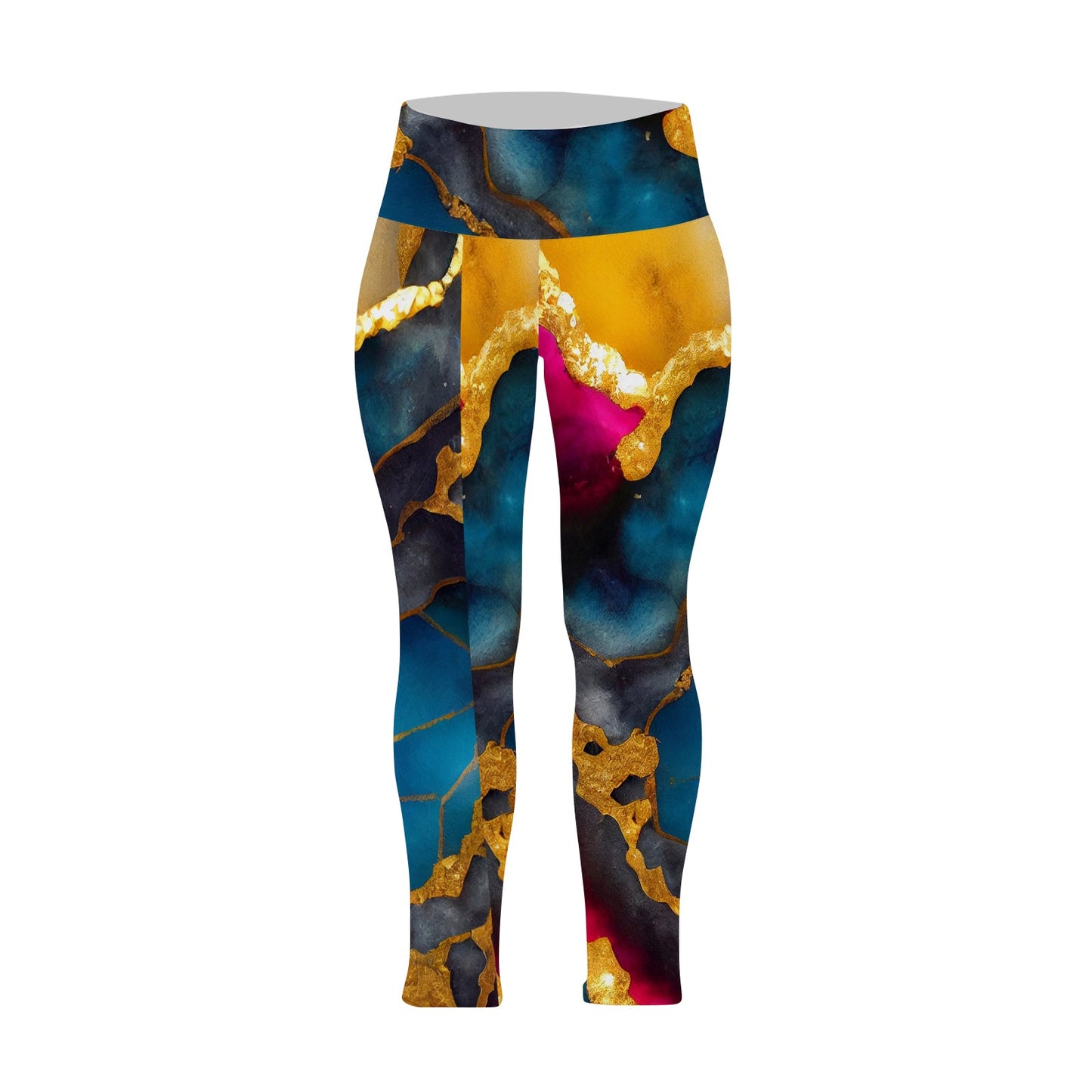 Legging taille haute femme (grande taille) (ModèleL45)