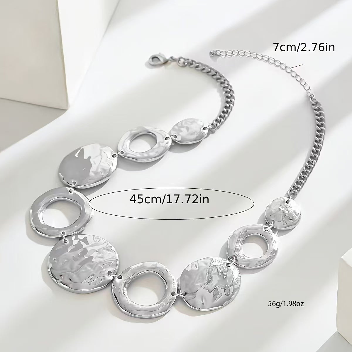 Lxalry Silver Electroplated Geometric Jewelry