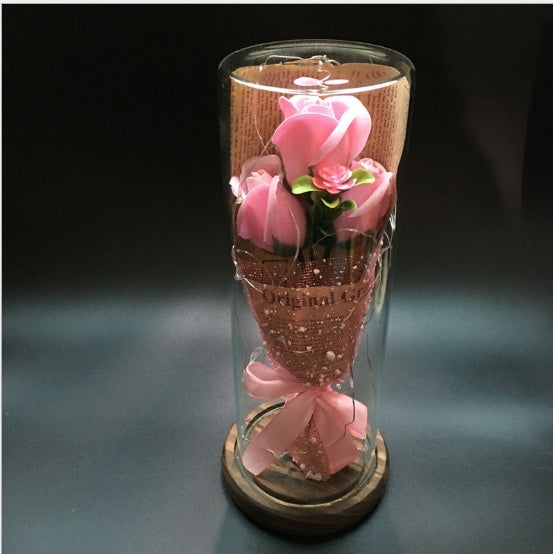 Vase cylindrique en verre avec bouchon en liège, pour fleurs séchées, décoration de bureau, à faire soi-même.