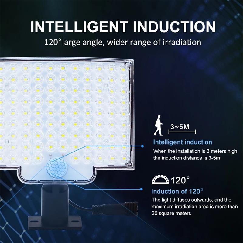 Lámpara Solar de Pared para Jardín 106LED