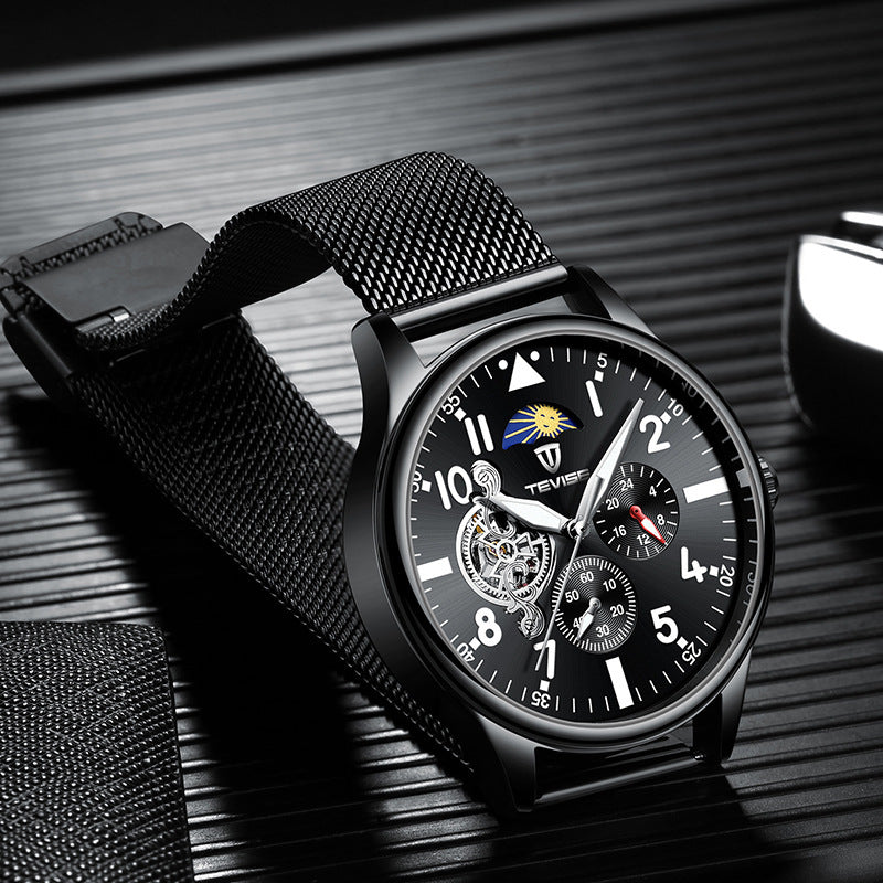Montre Homme Étanche Tendance Campus Montre Mécanique Étudiante