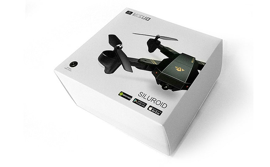 Folding Fixed-Height Aerial Drone – 4-Channel RC Quadcopter with Camera