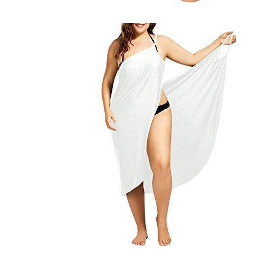 Falda playera de tirantes de talla grande