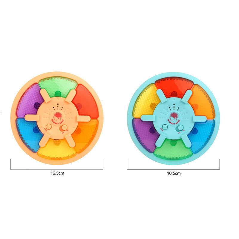 Tablero de juego de máquina de juego de memoria interactiva con luces LED y efectos de sonido