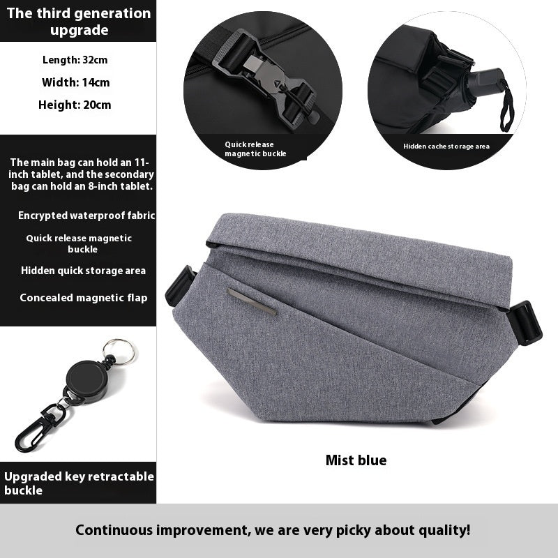 Crossbody Multifunctional Sports Fitness Chest Bag