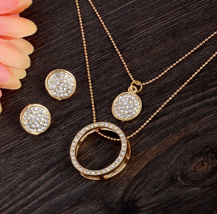 Jewelry Set Gold Women