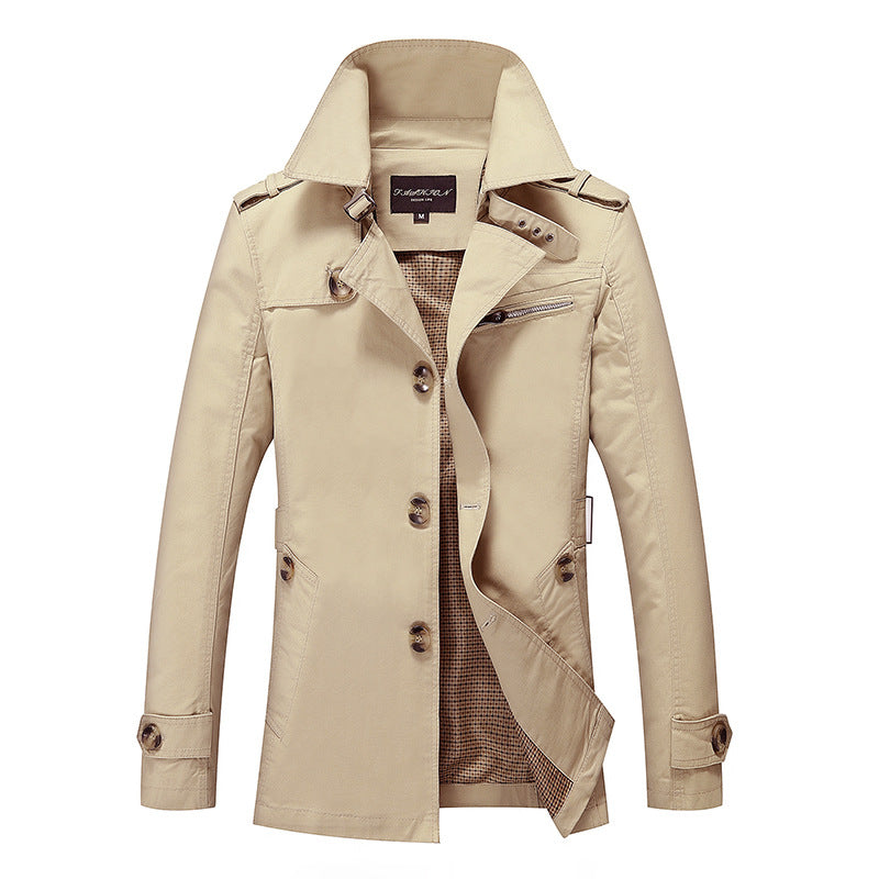 Blouson coupe-vent lavé homme printemps Mode coréenne veste homme Vêtements homme