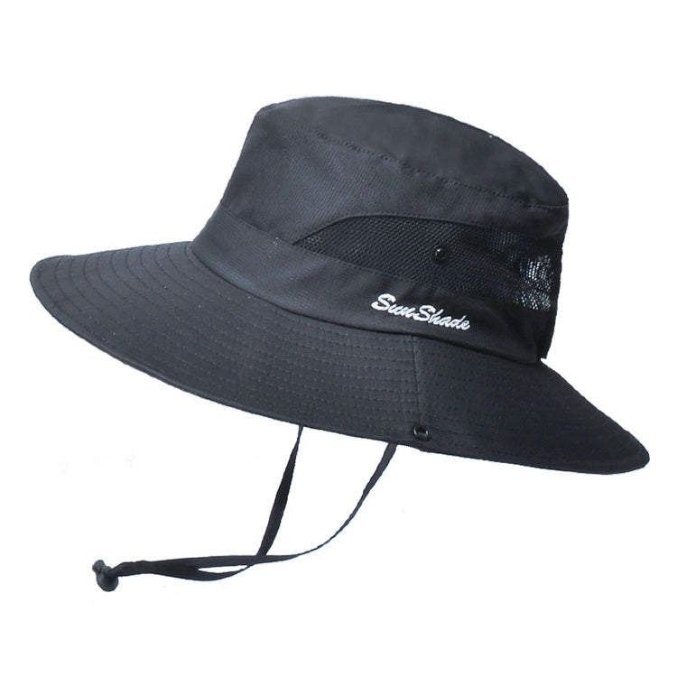 Chapeau de soleil pliable unisexe d'été Pêcheur Hommes Femmes Large bord Décontracté Extérieur Voyage Plage Protection solaire Anti-UV Chapeaux de soleil