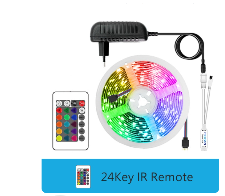 Controlador RGB de 24 teclas mini Bluetooth con cabezal de CC