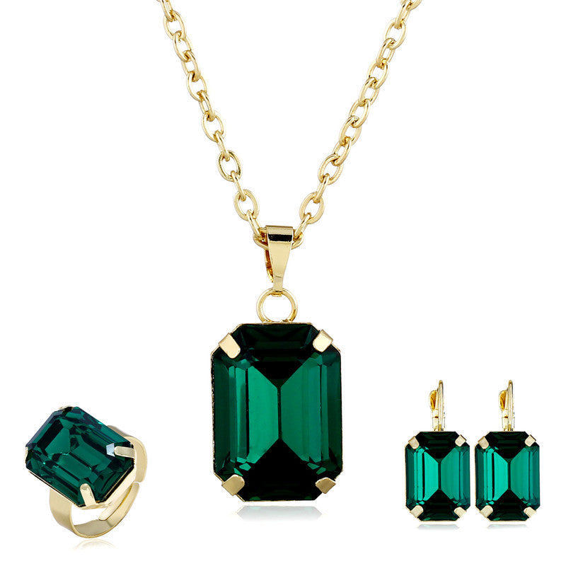 Bijoux de mariée Ensemble de bijoux européens et américains