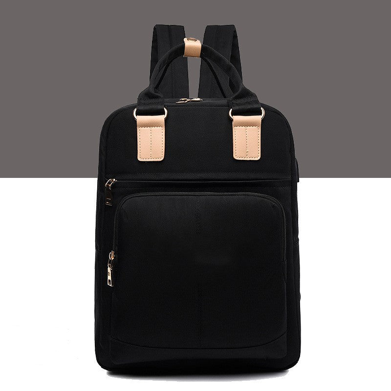 Mochila para ordenador, recargable por USB, a la moda
