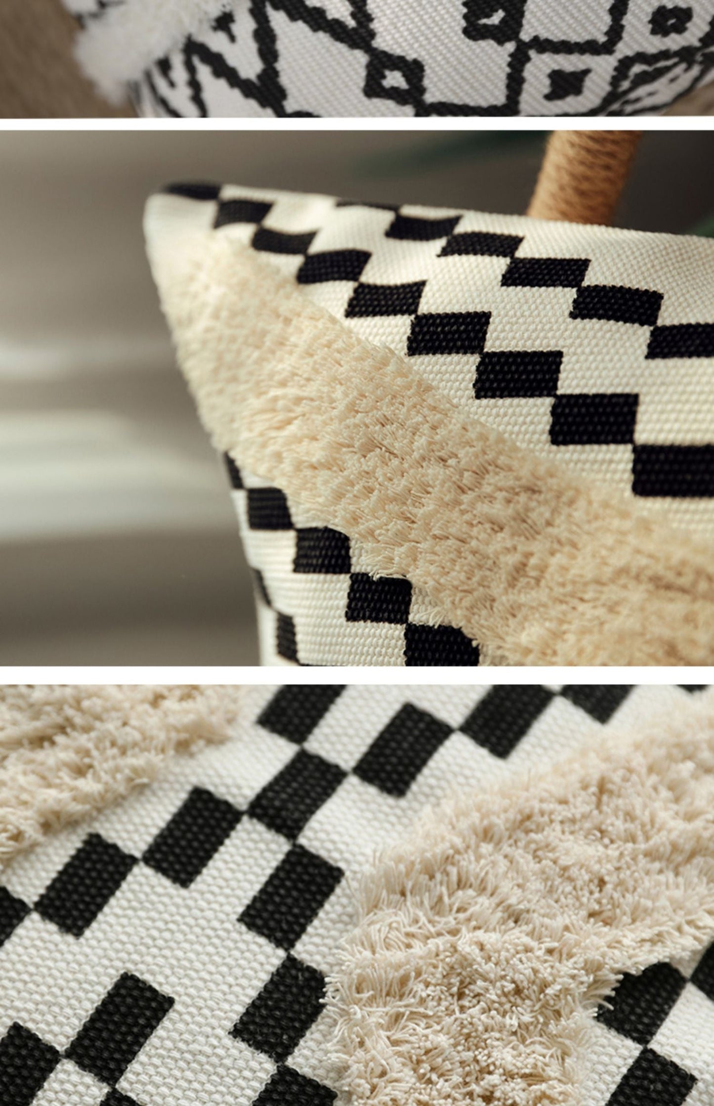 Coussin de canapé nordique, nouveau coussin de taille marocain, coussin touffeté Ins, oreiller de lit