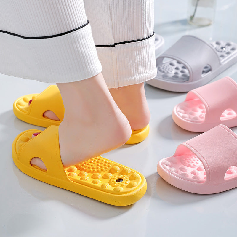 Sandales et pantoufles de massage antidérapantes à fond épais pour hommes, pour hôtels et clubs