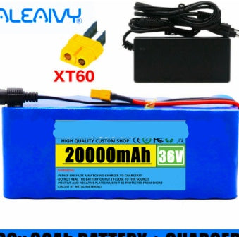 Paquete de Batería de Litio de 36 V para Patinete Eléctrico y Vehículo Eléctrico
