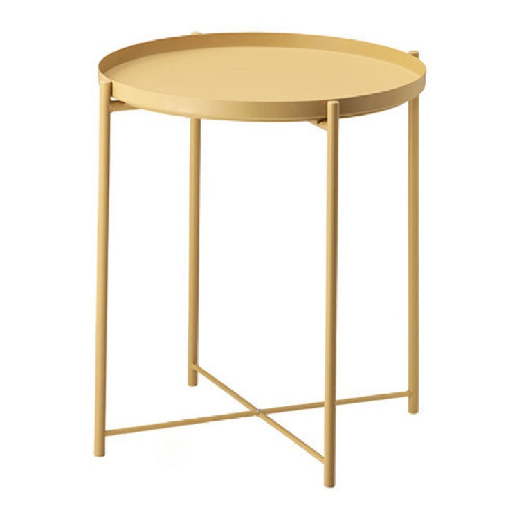Table basse ronde petite maison simple créative
