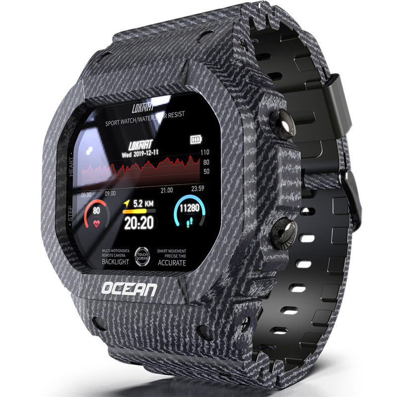Reloj inteligente impermeable con medidor de ritmo cardíaco