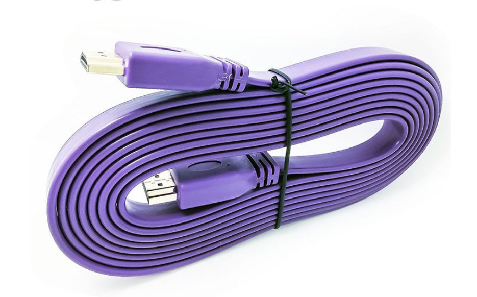 Cable HDMI plano versión 1.4 de 1.5 metros
