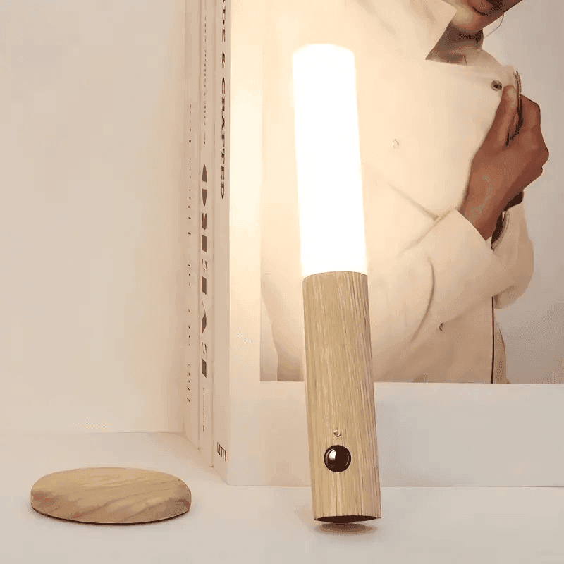Intelligent Human Body Induction LED Night Light – Rechargeable Wall Light for Hallway, Closet & Bathroom