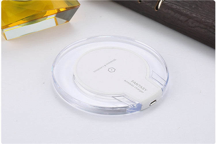 Nouveau chargeur de station de charge sans fil rond en cristal avec récepteur pour A-pple pour Sanxing