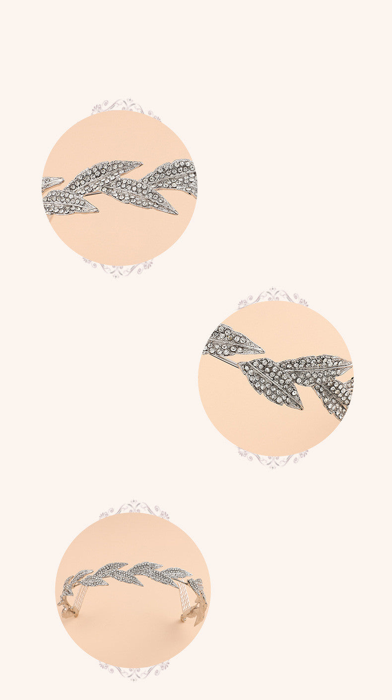 Retro Leaf Crown Jewelry