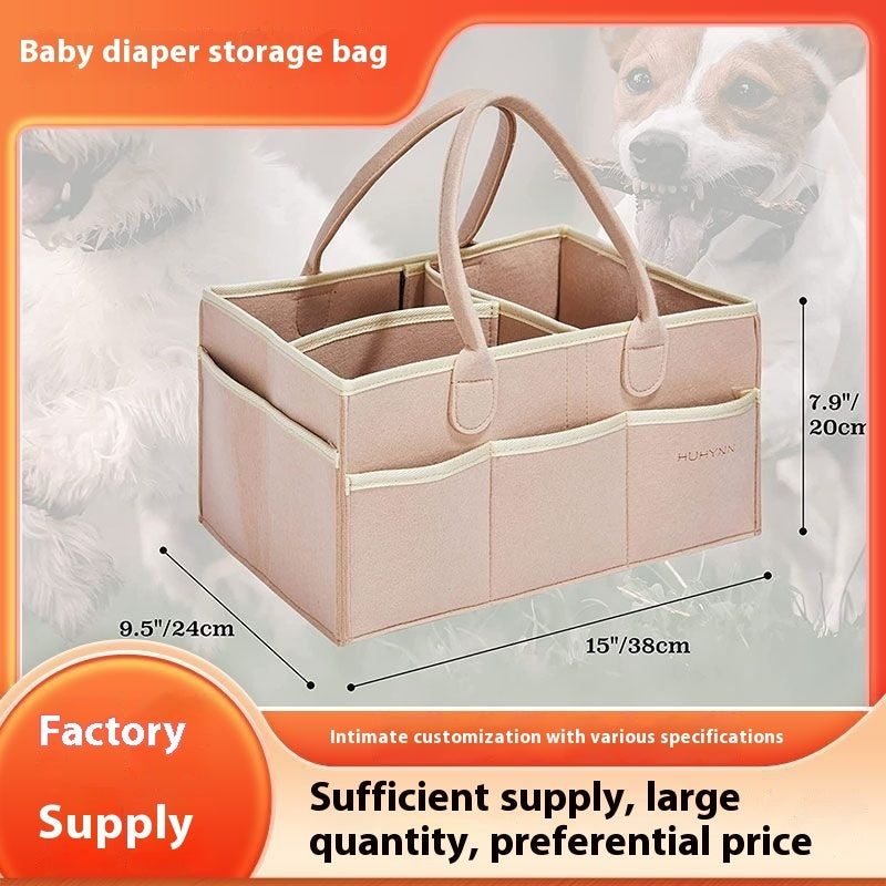 Sac de Rangement pour Couches et Articles Divers en Feutre Mummy Diapers