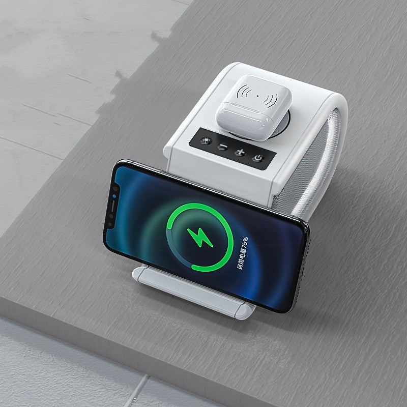 Teléfono de audio Bluetooth multifunción con carga inalámbrica