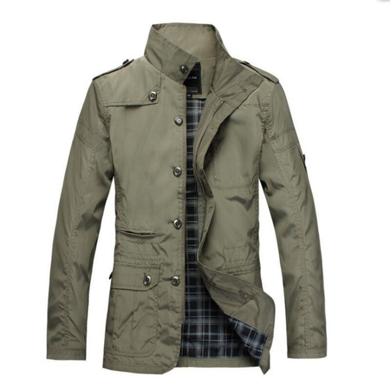 Gabardina de hombre de talla grande
