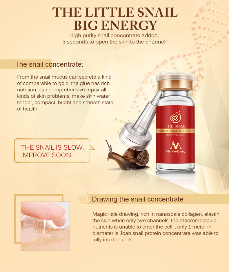 Líquido Nutritivo y Reparador de Caracol Beauty Qiong 12ml