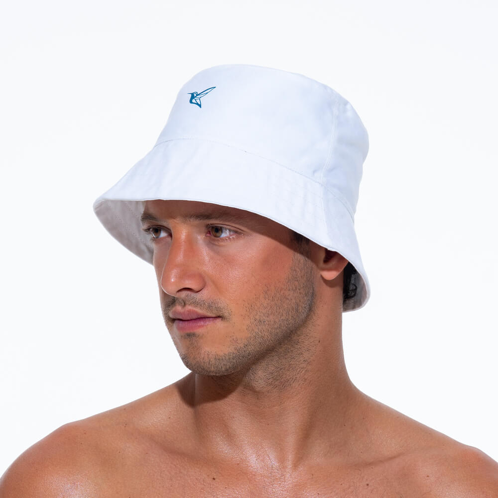 Men's Classic White Bucket Hat