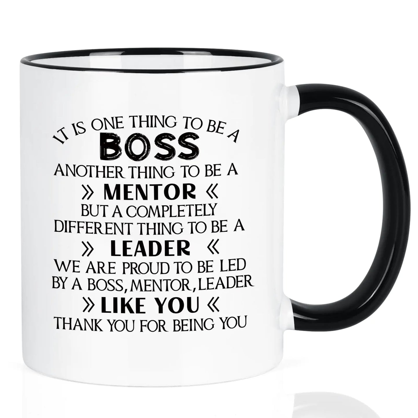 Taza de 11 oz para agradecer a tu jefe