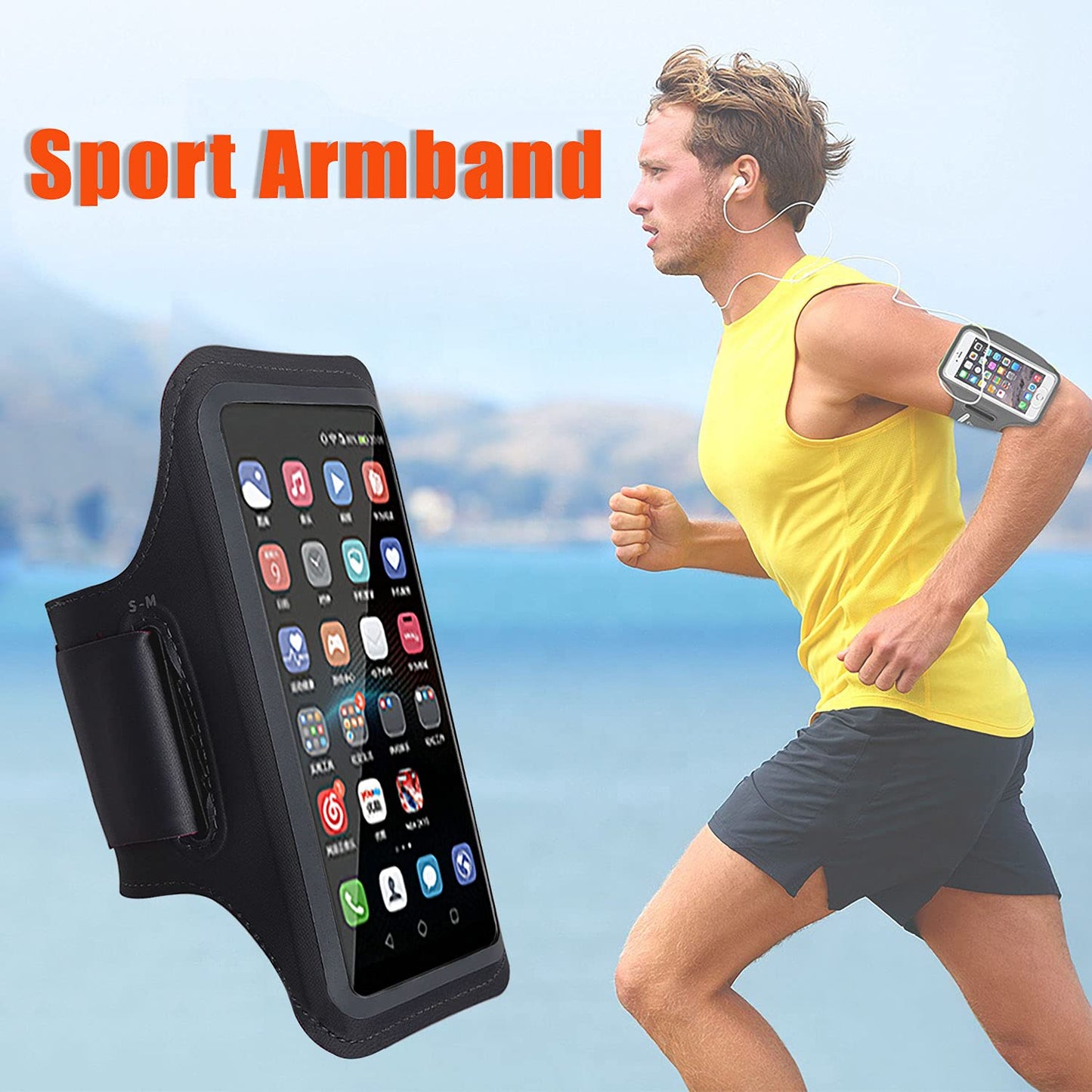 Support de brassard pour téléphone portable pour iPhone Brassard 11 12 13 14 15 1