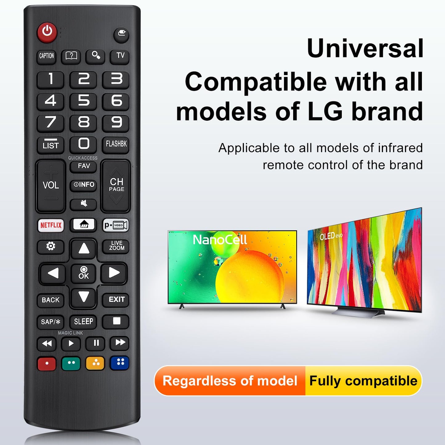 2】 For Lg Smart Tv Remote Control Replacement,Universal For All Lg Smart Tvs