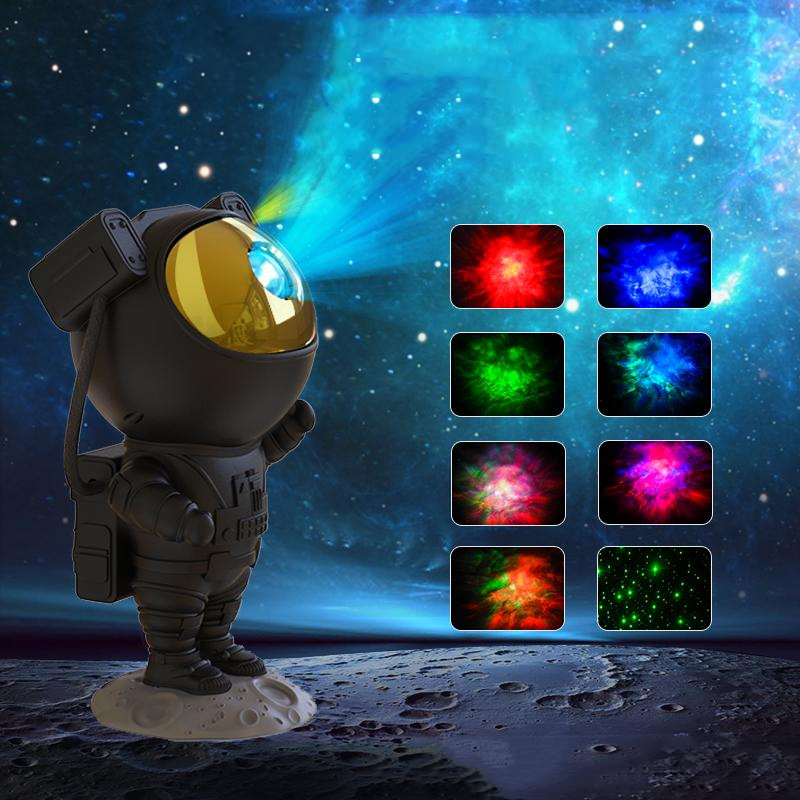 Lumière de Projection Ciel Étoilé Astronaute Romantique Tanabata Cadeau Ambiance Laser Projection Lumière Nuit 3D