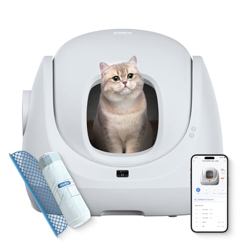 CATLINK Self-Cleaning Litter Box with Health Monitor – 70L Extra Large APP-Controlled Auto Cat Litter Box