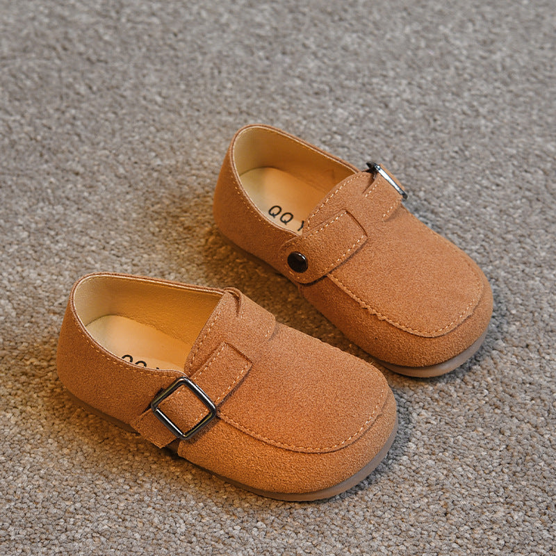 Zapatos de velcro para niños estilo gorro poco profundo, zapatos de princesa estilo occidental diario para niñas