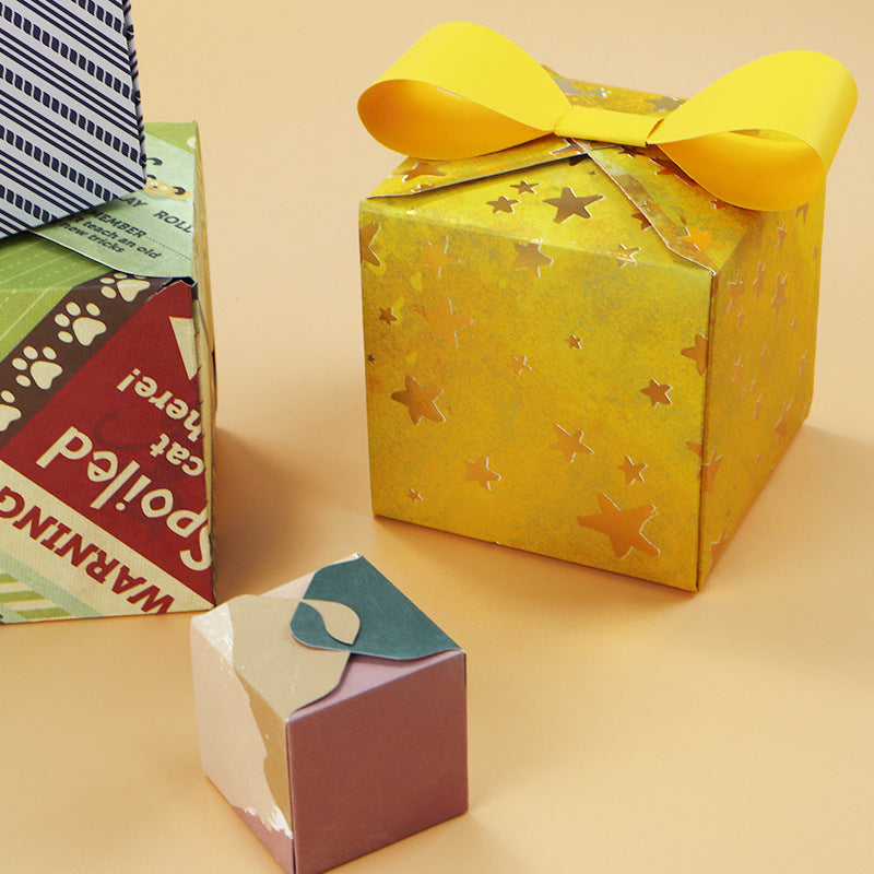 Creación de cartas para cajas de regalo, Fabricante multifuncional de raspadores