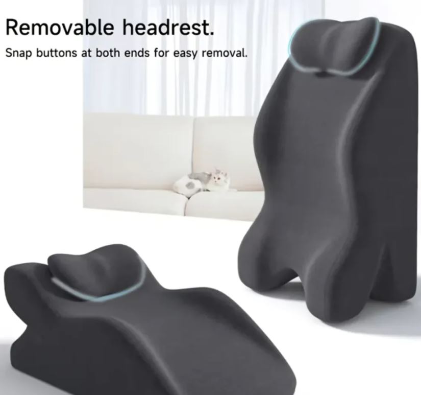 Stomach Sleeper Pillow – Ultra-Thin Low Profile Pillow for Stomach & Back Sleepers | Neck Pain Relief