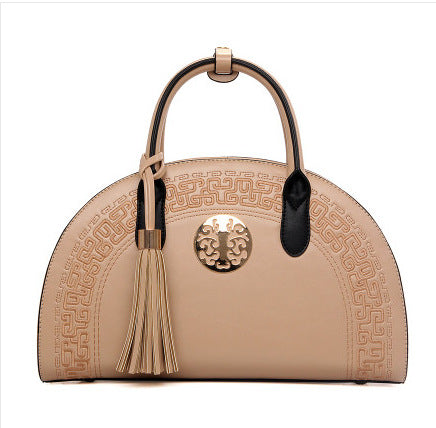 Bolso de moda otoño e invierno nuevo bolso de mujer estilo nacional popular bolso de hombro para mujer bolso de mano versátil con asa suave